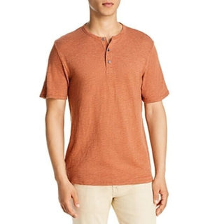 Vince//Triblend S/S Henley//Color: Red//Size: S