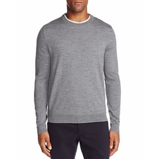 The Men'S Store//Med Gry Merino Crew Basic//Color: Lt/Pas Gry//Size: M