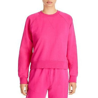Monrow Inc//Raglan Sweatshirt//Color: Dark Pink//Size: XL